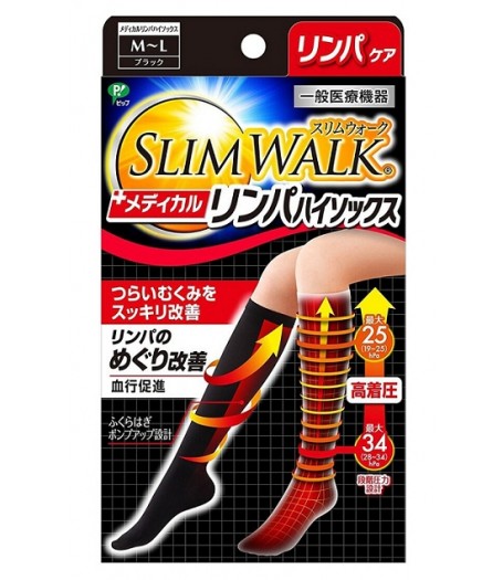 (消委會測試表現最佳) SLIMWALK 醫療級保健壓力襪(短筒)